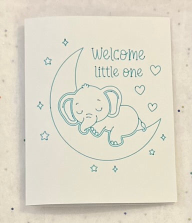 Welcome baby Bundle Card