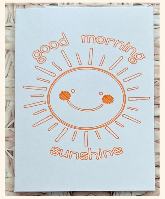 Good Morning Sunshine Card