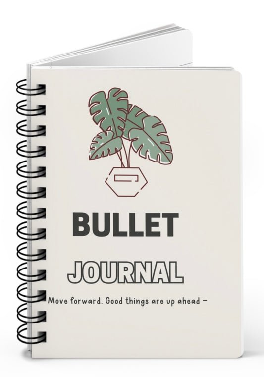 Chic Spiral Bound Journal - Bullet
Journal, Greenery