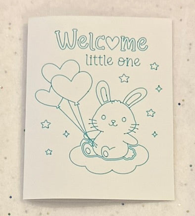 Welcome baby Bundle Card