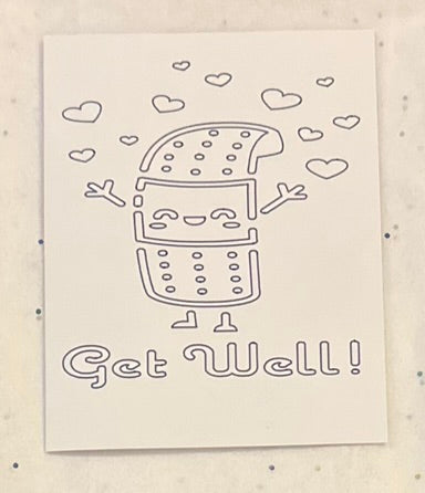 Get Well Bandaid Card